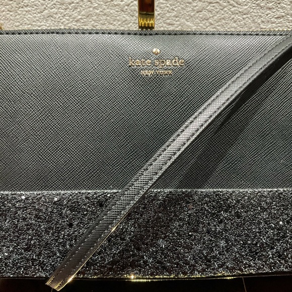 Kate Spade New‎ York Glitter Saffiano Leather Crossbody Bag - Picture 6 of 6